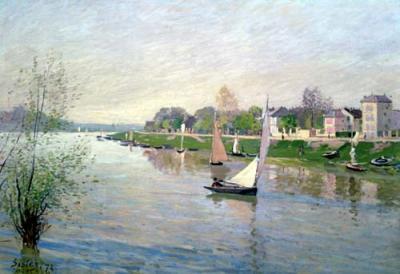 Alfred Sisley La Seine a Argenteuil China oil painting art